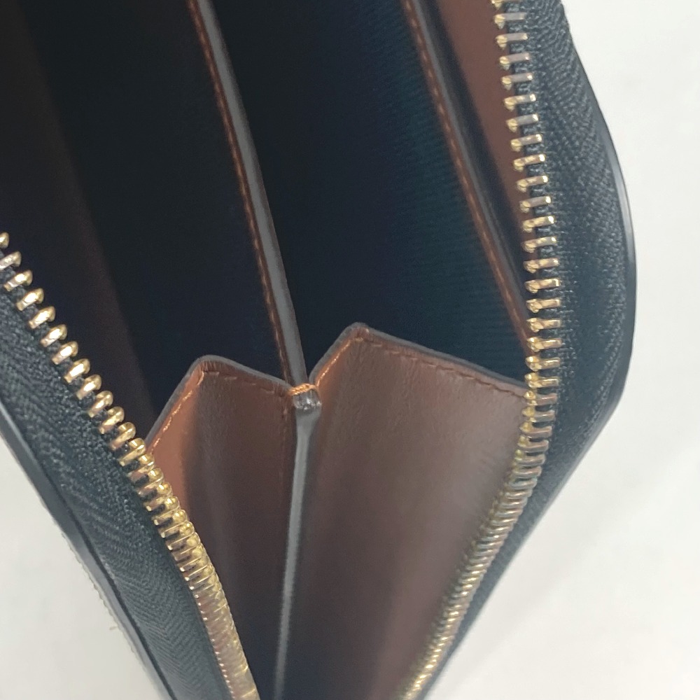 クラッチバッグ TB ロゴ カバン セカンドバッグ ポーチ レザー/キャンバス ブラウン クラッチバッグ TB ロゴ カバン セカンドバッグ ポーチ レザー/キャンバス ブラウン