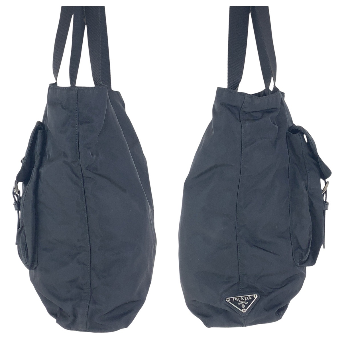 テスート 三角ロゴプレート ブラック 黒 シルバー金具 ナイロン トートバッグ ショルダーバッグ レディース 501162 テスート 三角ロゴプレート ブラック 黒 シルバー金具 ナイロン トートバッグ ショルダーバッグ レディース 501162