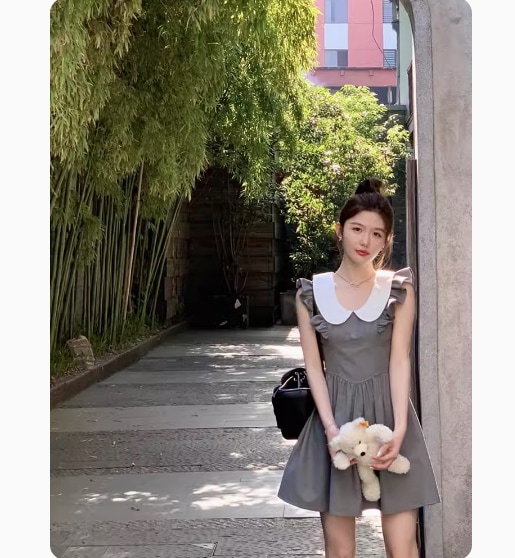 ワンピース レディース ミニ 袖なし ノースリーブ フリル袖 ラウンドネック 襟付き 丸襟 タイト スリム 細身 Aライン フリル かわいい 大人可愛い きれいめ カジュアル 上品 おしゃれ こなれ感 ワンピース レディース ミニ 袖なし ノースリーブ フリル袖 ラウンドネック 襟付き 丸襟 タイト スリム 細身 Aライン フリル かわいい 大人可愛い きれいめ カジュアル 上品 おしゃれ こなれ感