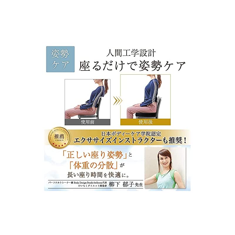 低反発クッション 座布団 ジェル内蔵ハイグレードモデル ブラック 低反発クッション 座布団 ジェル内蔵ハイグレードモデル ブラック