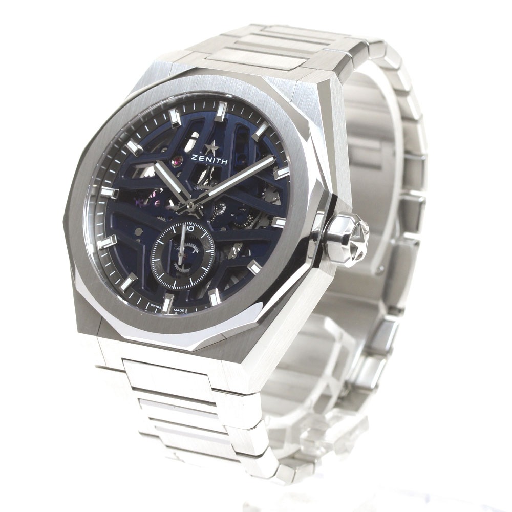 ゼニス ZENITH 03.9300.3620/79.I001 デファイ スカイライン スケルトン 自動巻き メンズ 美品 箱・保証書付き_861438【中古】