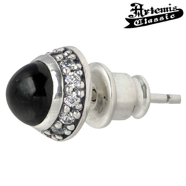 アルテミスクラシック Artemis Classic ラウンド ブラックスター シルバー ピアス アクセサリー 1個売り 片耳用 キュービック スタッド型 シルバー 925 ACE0061 アルテミスクラシック Artemis Classic ラウンド ブラックスター シルバー ピアス アクセサリー 1個売り 片耳用 キュービック スタッド型 シルバー 925 ACE0061