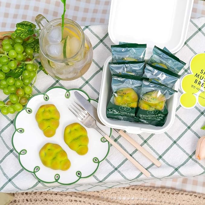 100％ 韓国産 シャインマスカットパン, 12個入り 640g