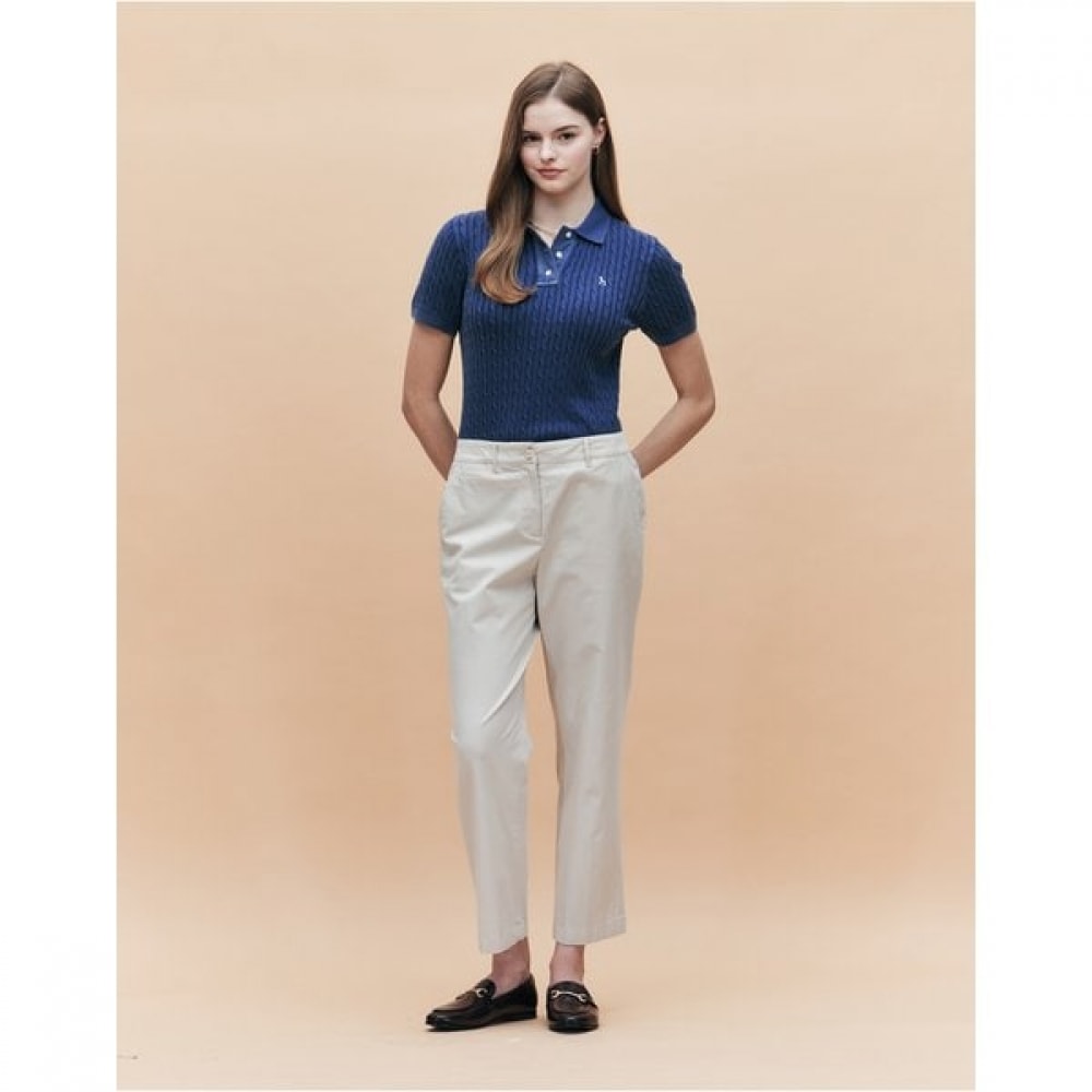 [25SS] [アイコニック] ストレートチノパンツライトベイ HSPA5BC21I1