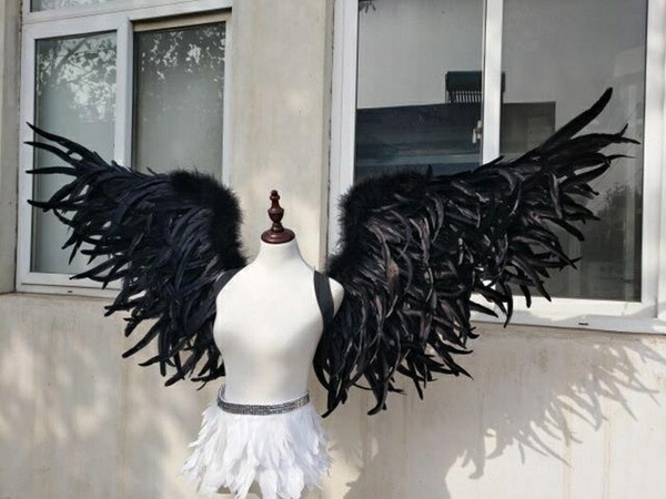 天使の羽 コスプレ道具 羽 翼 wing ウイング ブラック 80cm 堕天使 妖精 悪魔 手作り ファッションショー パーティーグッズ 撮影 cosplay用 コスプレ COSPLAY コスチューム 天使の羽 コスプレ道具 羽 翼 wing ウイング ブラック 80cm 堕天使 妖精 悪魔 手作り ファッションショー パーティーグッズ 撮影 cosplay用 コスプレ COSPLAY コスチューム