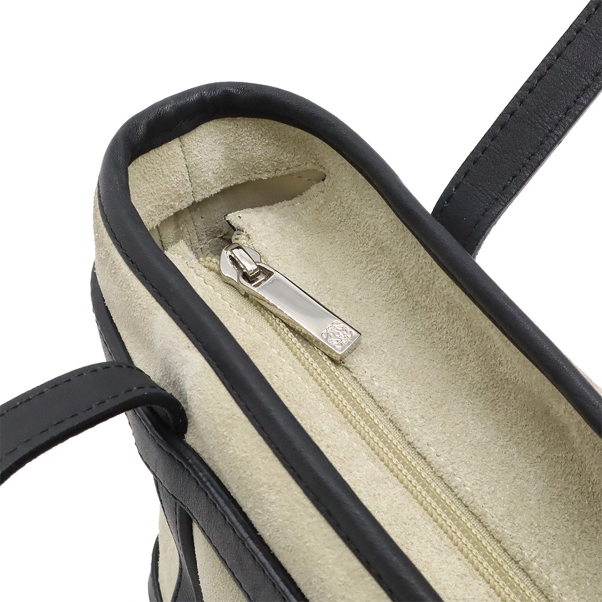 アナグラム ハンドバッグ ミニバッグ スエード レザー ベージュ ブラック 黒 アナグラム ハンドバッグ ミニバッグ スエード レザー ベージュ ブラック 黒