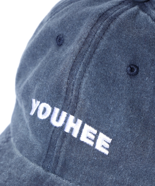 【YOUHEE】YOUHEE LOGO BALL CAP BLUE YOUHEE】YOUHEE LOGO BALL CAP BLUE ニット帽