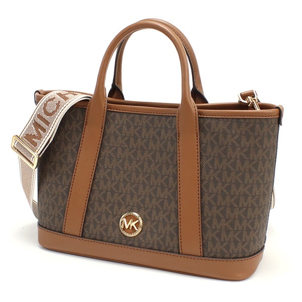 ハンドバッグ ショルダーバッグ LUISA トートバッグ スモール ロゴベルト 30R4G99T1V 227 BRN-LUGGAGE ブラウン系 ハンドバッグ ショルダーバッグ LUISA トートバッグ スモール ロゴベルト 30R4G99T1V 227 BRN-LUGGAGE ブラウン系