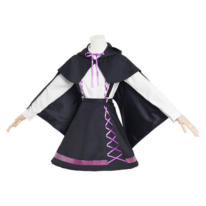 Amity,女性のためのフクロウの家のコスプレ衣装,アニメの白いサスペンダーのドレス,ケープセット,ハロウィーンのパーティーの衣装,女性の女の子
