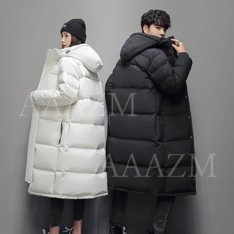 中綿ジャケット ロング ひざ下 レディース メンズ 中綿コート 韓国風 おしゃれ 大きいサイズ フード付き ベンチコート 20代 30代 40代 通勤 暖かい ロングコート