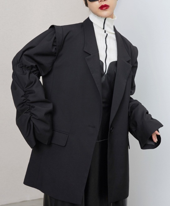 アウター ボリューム袖 : レディース服 長袖 ジャケット 即納国産