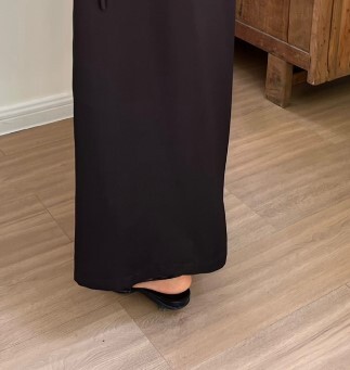 ロングスカート スカート フレンチ サテン プリーツ ドレープ スリムスカート ロング丈スカート ハイウエスト きれいめ おしゃれ ハイエンド ラグジュアリー 個性的 高級感 存在感 プリーツ レトロ