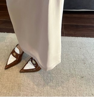 ロングスカート スカート フレンチ サテン プリーツ ドレープ スリムスカート ロング丈スカート ハイウエスト きれいめ おしゃれ ハイエンド ラグジュアリー 個性的 高級感 存在感 プリーツ レトロ