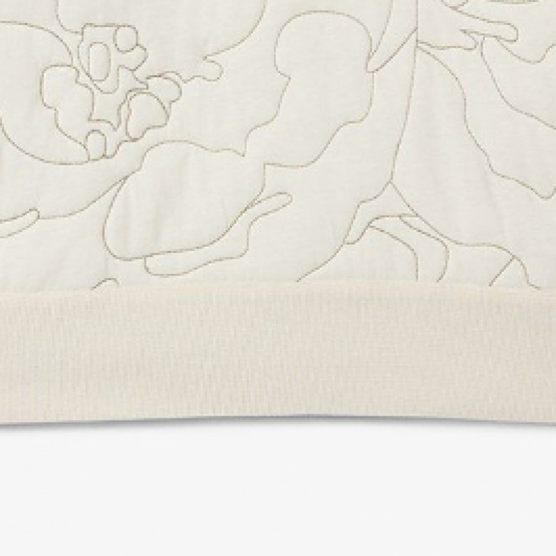 ラコステ女性用花柄リバーシブルパッド入りスウェットシャツ SF2686-54N ID8