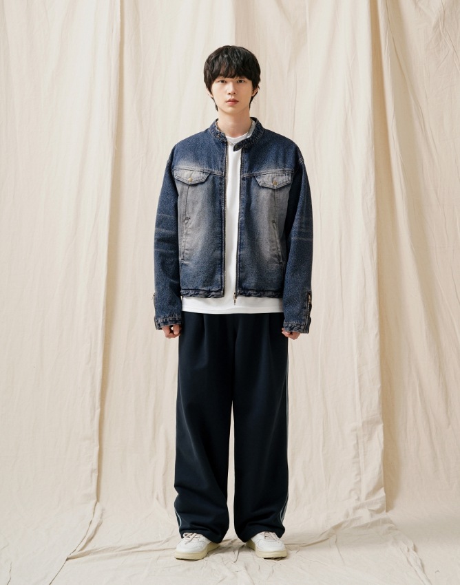 [JEMUT] Vintage Washing Denim Jacket