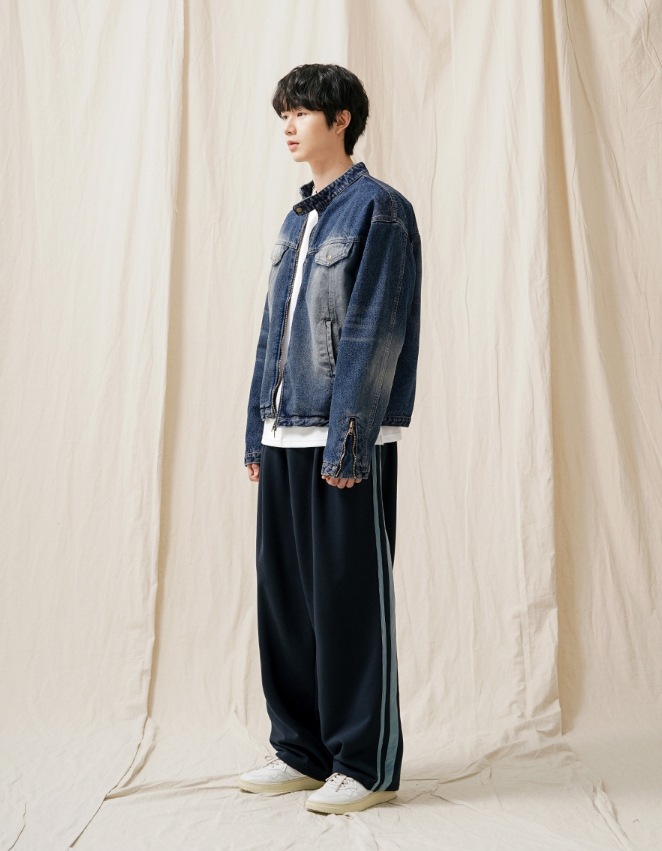 [JEMUT] Vintage Washing Denim Jacket