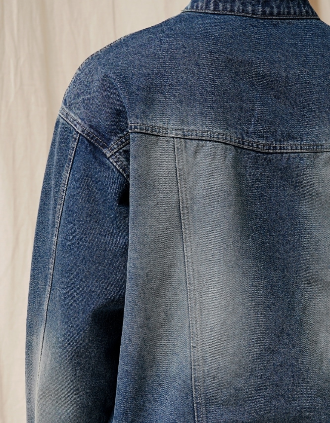 [JEMUT] Vintage Washing Denim Jacket