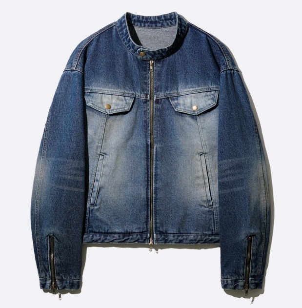 [JEMUT] Vintage Washing Denim Jacket