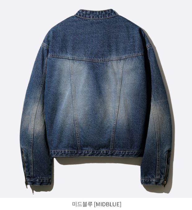 [JEMUT] Vintage Washing Denim Jacket