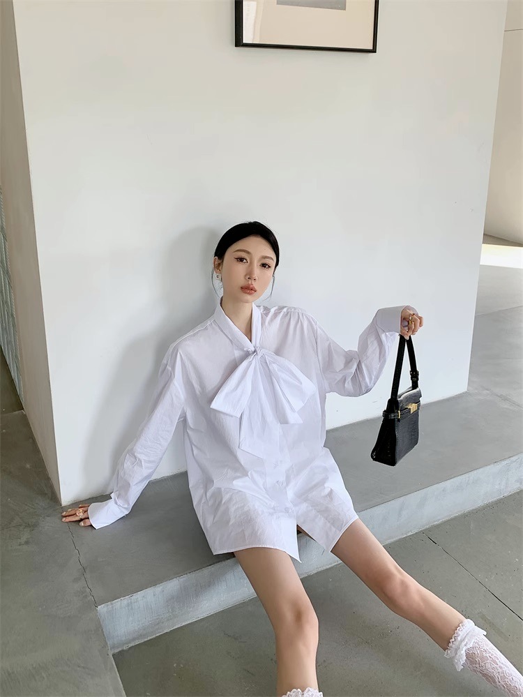 トップス ワンピース シャツ ブラウス 白トップス ミニ丈 袖あり 長袖 ボリューム袖 リボン 大人可愛い きれいめ シンプル カジュアル 大人 上品 おしゃれ お洒落 大人女子 こなれ感 ラブリー トップス ワンピース シャツ ブラウス 白トップス ミニ丈 袖あり 長袖 ボリューム袖 リボン 大人可愛い きれいめ シンプル カジュアル 大人 上品 おしゃれ お洒落 大人女子 こなれ感 ラブリー