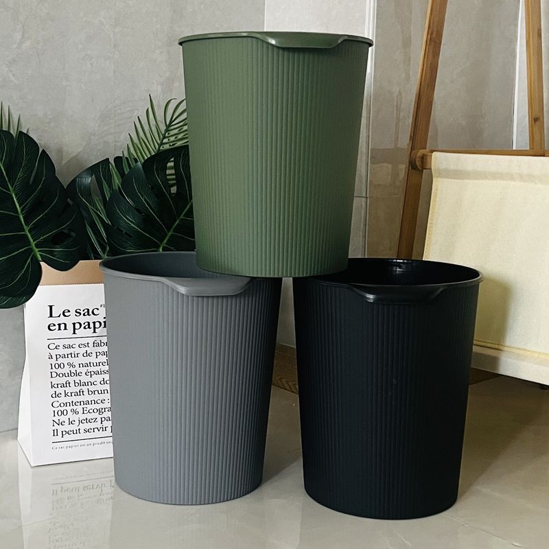 家庭用 プラスチック 大容量 トイレ グリーン ごみ箱 寝室 宿舎 台所 リビング グレー ブラック ゴミ箱