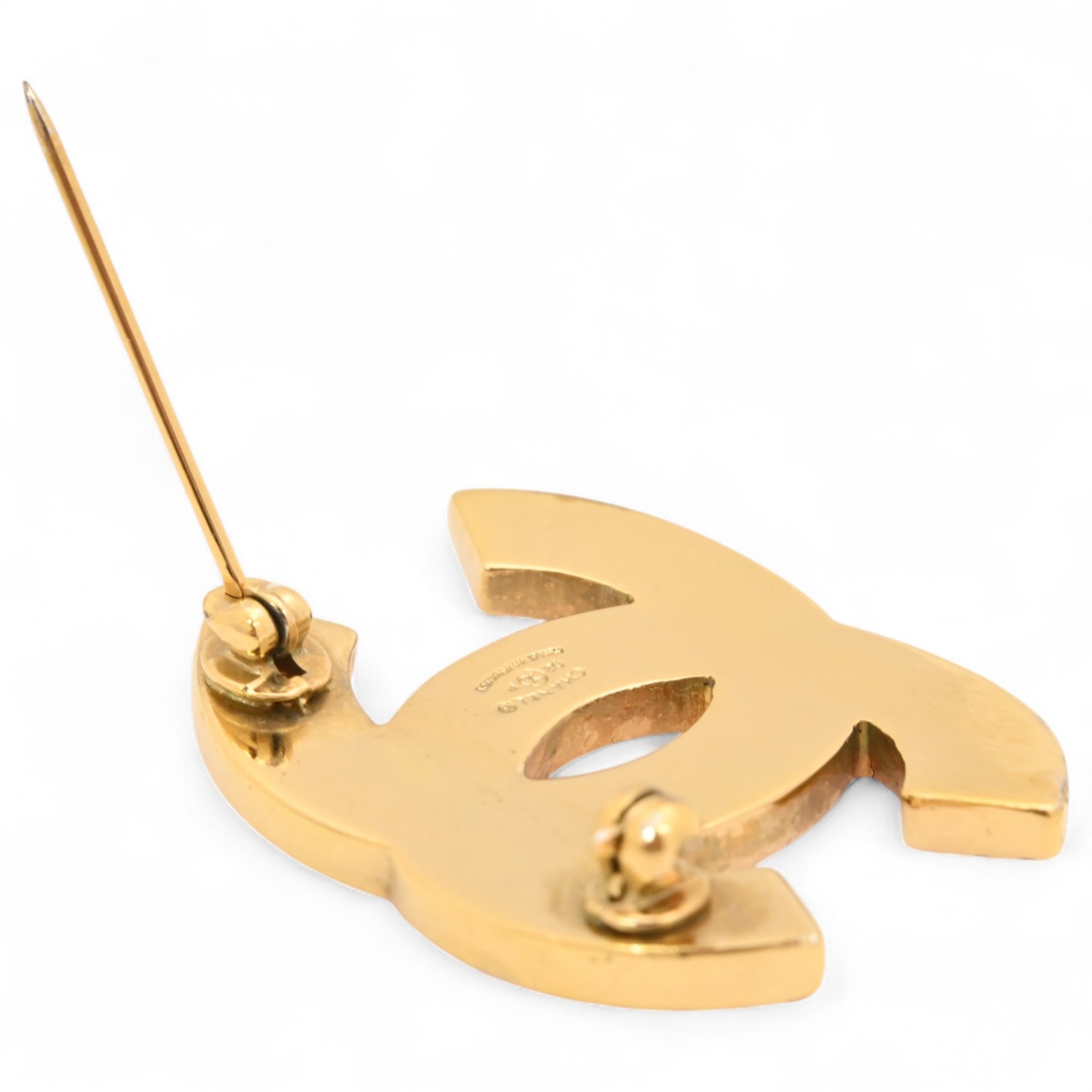 シャネル ココマーク ラインストーン ブローチ ピンク Aランク ch8740zn シャネル ココマーク ラインストーン ブローチ ピンク Aランク ch8740zn