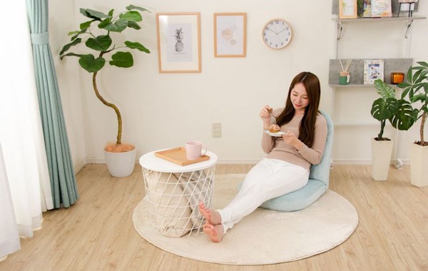 KOEKI 座椅子 GZ-395 ナチュラル 水曜セール即出荷商品座イス GZ-395 木製座椅子