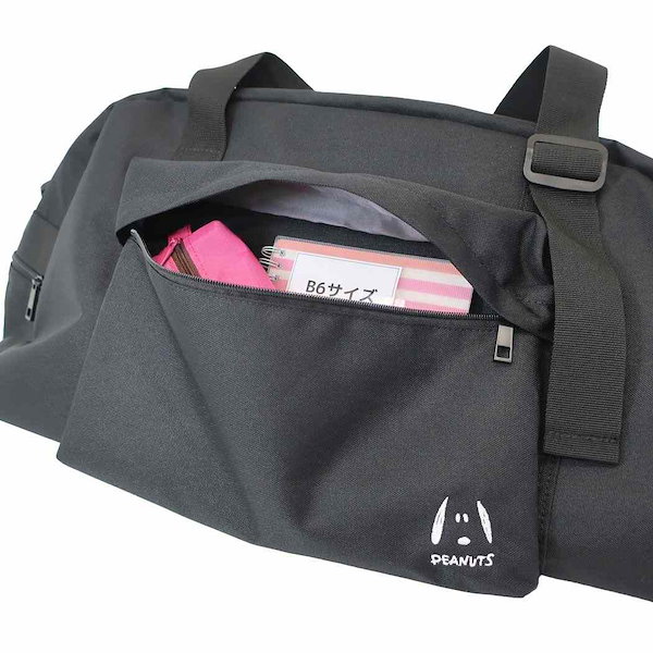 Qoo10] スヌーピー 旅行かばん ボストンバッグ