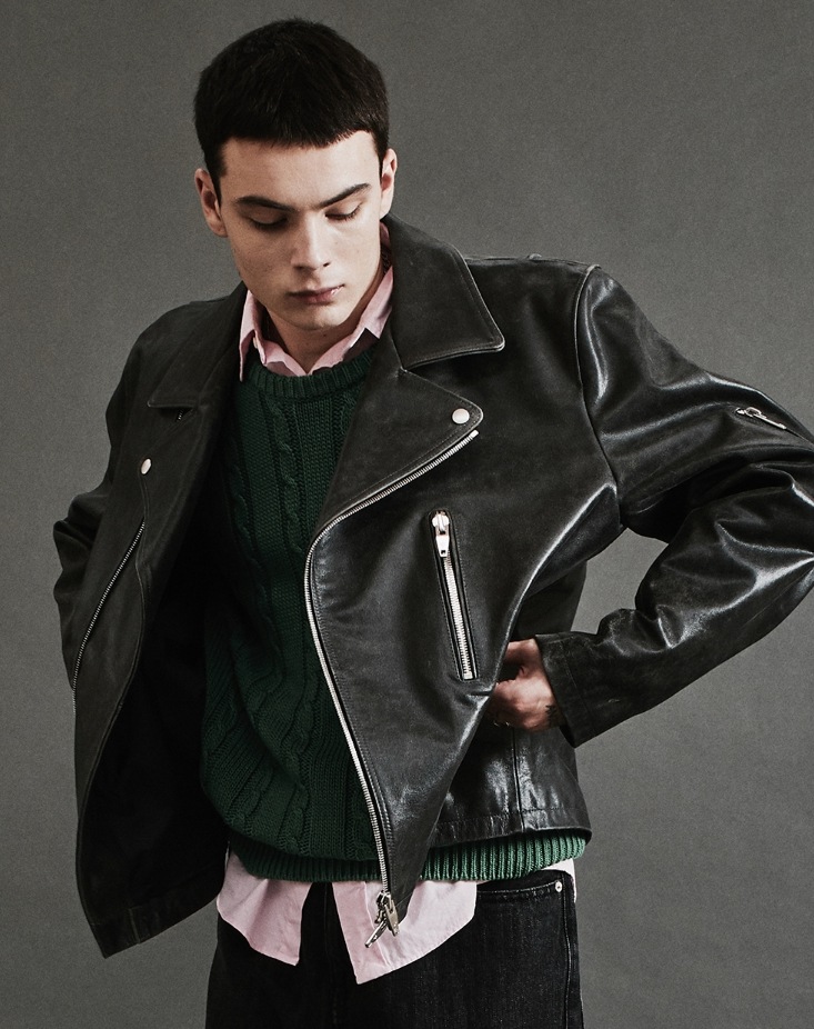 SPERONE] Stone Beige Rider Jacket