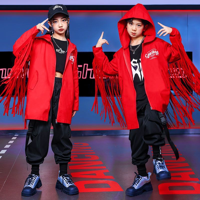 六一子供の新年の公演服男の子のヒップホップの街のダンスのスーツのhiphopのフレームの子供のダンスのショーの服