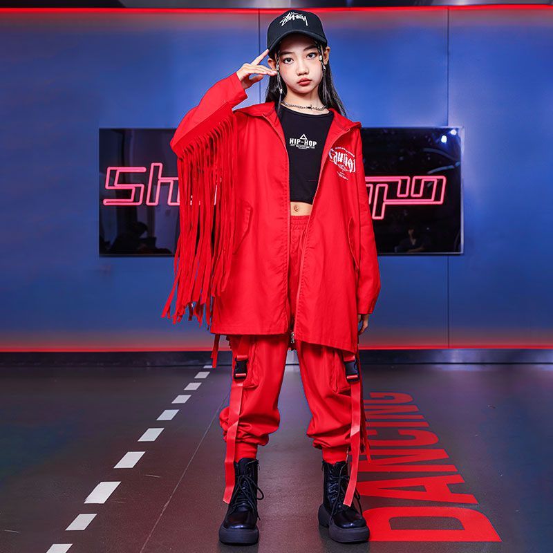 六一子供の新年の公演服男の子のヒップホップの街のダンスのスーツのhiphopのフレームの子供のダンスのショーの服