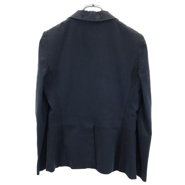 長袖 ストレッチ テーラードジャケット 9 黒 レディース