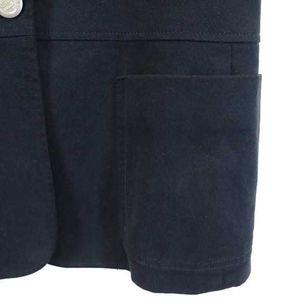 長袖 ストレッチ テーラードジャケット 9 黒 レディース