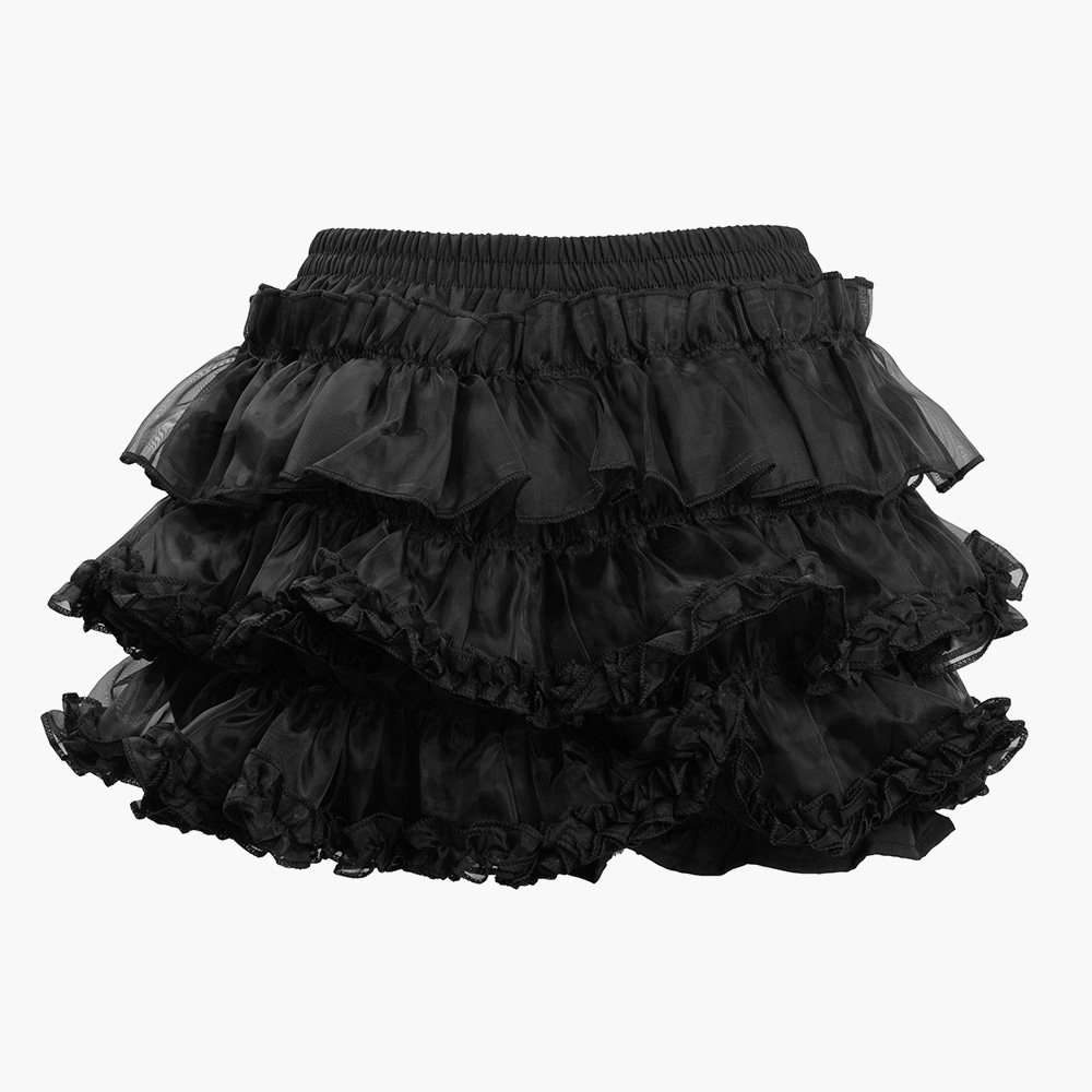 【ROUGHNECK】TUTU PANTS SKIRT [公式正規品] チュチュ パンツ スカート 韓国 シャーリング スカート フリルスカート カンカンスカート バンディングスカート スカートパンツ