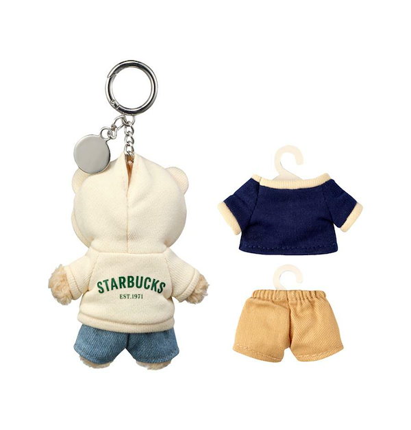 Qoo10] スターバックス クールサマー ベアリスタ キーチェーン