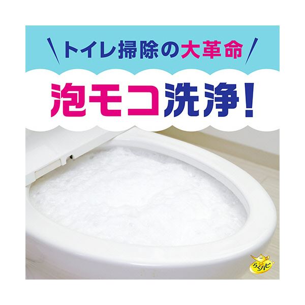 （まとめ） アース製薬らくハピ いれるだけバブルーン トイレボウル 180g 1パック (×10セット)