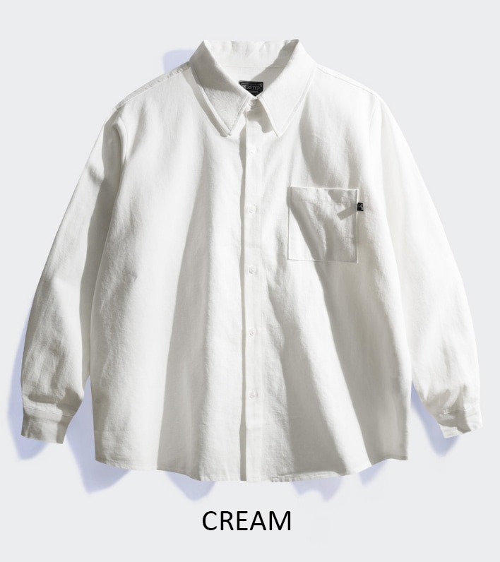 【PERSTEP】PIGMENT LOOSE FIT SHIRT PERSTEP] PIGMENT LOOSE FIT SHIRT