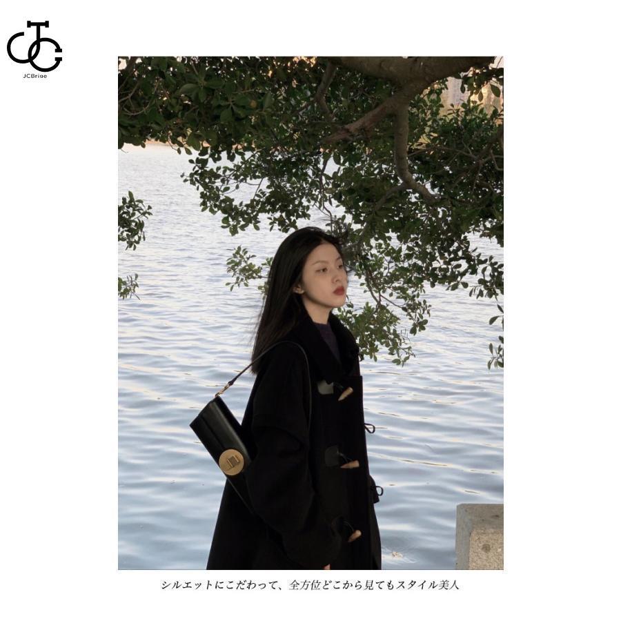 ダッフルコート レディース 冬コート 高級感 ステンカラーコート ダッフルボタン ラシャコート アウター キレイめ コート ロング お洒落 ロングコート