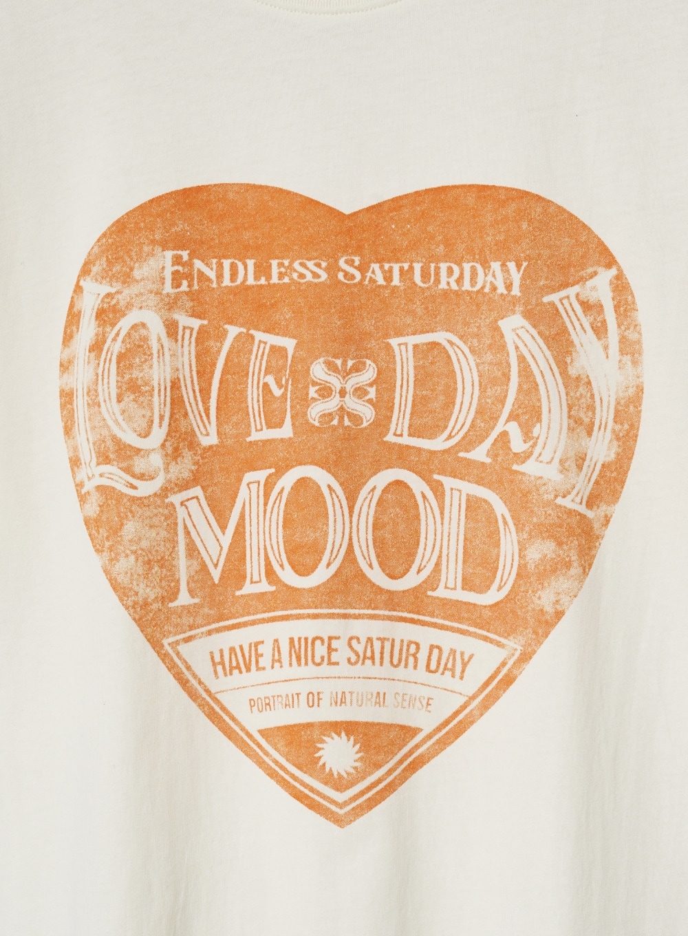 [SATUR]Saturday Retro Mood Graphic Tシャツ★新作・24SS★ ◇24SS SATUR Saturday Retro Mood Graphic Tシャツ/3色