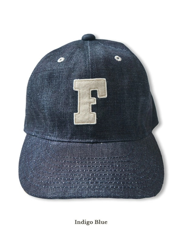 FULLCOUNT フルカウント キャップ メンズ レディース アメカジ 帽子 日本製 ブランド デニム 6Panel Denim Baseball Cap F Patch ベースボールキャップ FULLCOUNT フルカウント キャップ メンズ レディース アメカジ 帽子 日本製 ブランド デニム 6Panel Denim Baseball Cap F Patch ベースボールキャップ