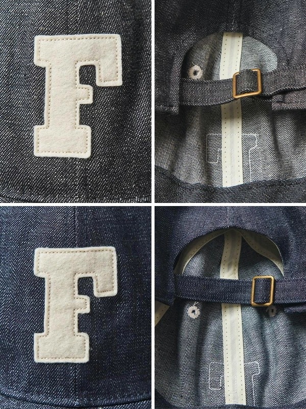 FULLCOUNT フルカウント キャップ メンズ レディース アメカジ 帽子 日本製 ブランド デニム 6Panel Denim Baseball Cap F Patch ベースボールキャップ FULLCOUNT フルカウント キャップ メンズ レディース アメカジ 帽子 日本製 ブランド デニム 6Panel Denim Baseball Cap F Patch ベースボールキャップ