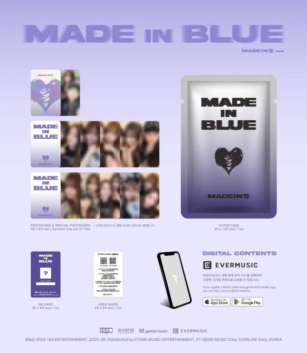 [SET] MADEIN S - MADE in BLUE QR Album