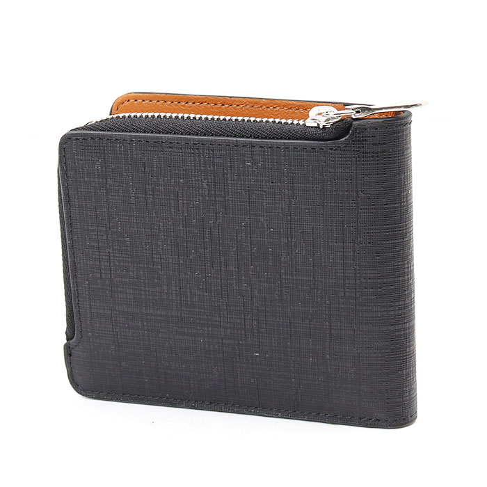 SOLATINA ソラチナ 二つ折り財布 SW-39603 通販 二つ折り 折り財布 財布 お財布 さいふ パスケース 型押し カウレザー ラウンドファスナー ラウンド ファスナー 傷つきにくい 札入