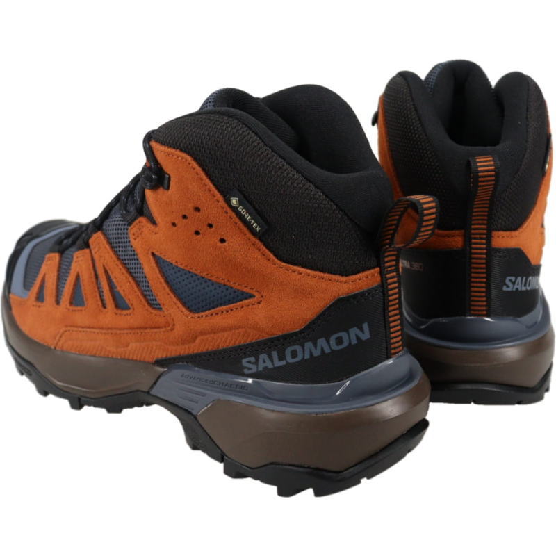 正規品 ハイキングシューズ X ULTRA 360 LEATHER MID GORE-TEX ブルーナイト/キャラメルカフェ/グリザイユ 475707