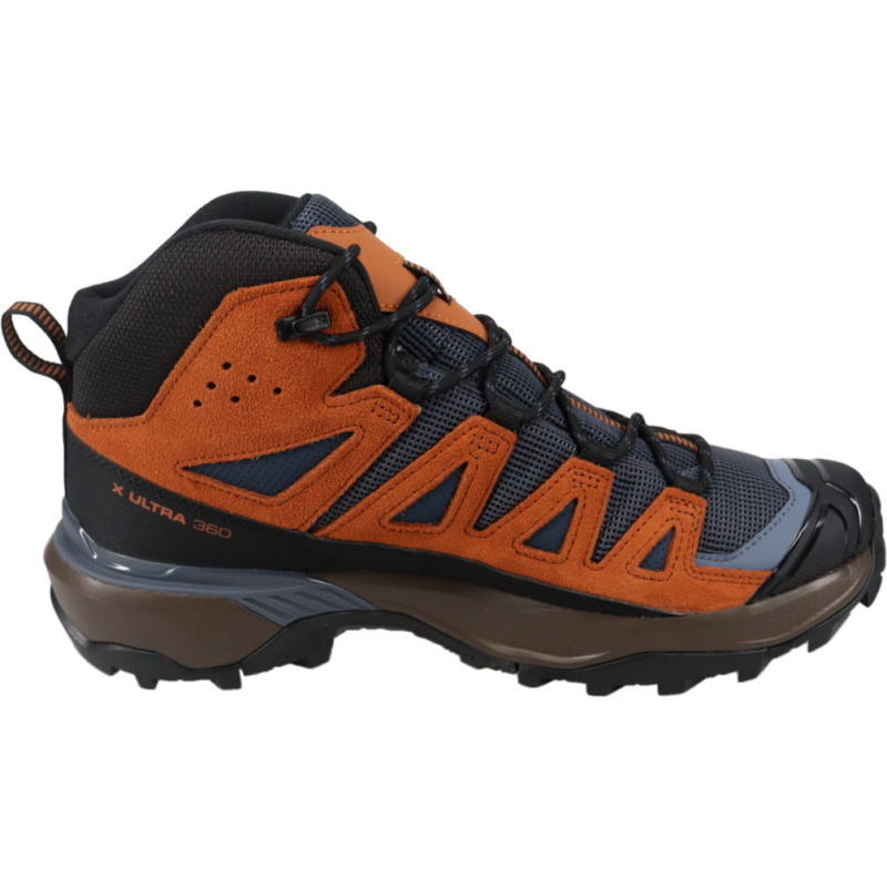 正規品 ハイキングシューズ X ULTRA 360 LEATHER MID GORE-TEX ブルーナイト/キャラメルカフェ/グリザイユ 475707