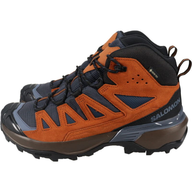正規品 ハイキングシューズ X ULTRA 360 LEATHER MID GORE-TEX ブルーナイト/キャラメルカフェ/グリザイユ 475707