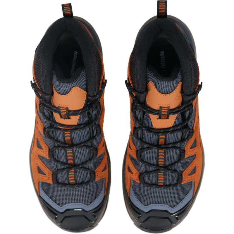 正規品 ハイキングシューズ X ULTRA 360 LEATHER MID GORE-TEX ブルーナイト/キャラメルカフェ/グリザイユ 475707