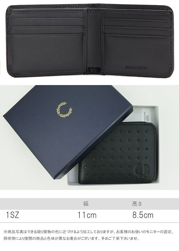 Qoo10] Fred Perry フレッドペリー 財布 ウォレット メンズ