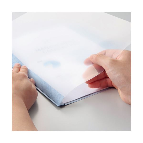 (まとめ) TANOSEE プレゼンテーションファイル スタンダード A4タテ 50枚収容 ブラック 1パック（5冊） (×30セット)