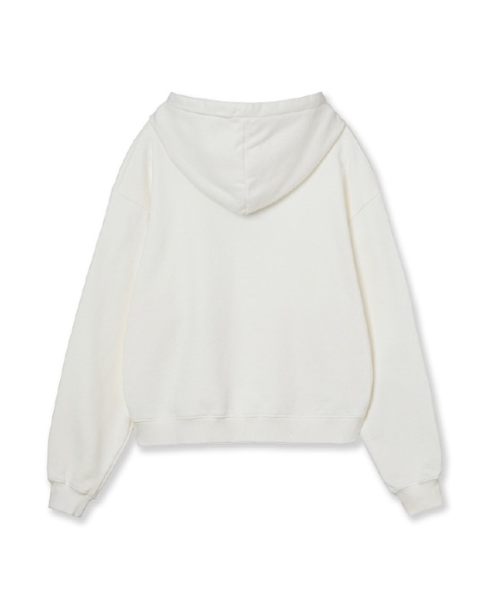 aeae パーカー 24FW APPLIQUE LOGO HOODIE aeae APPLIQUE LOGO HOODIE グレー パーカー Mサイズ